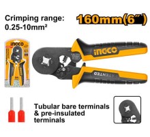 Клещи обжимные Ingco HRCPG05210,0,25-10мм2 наконечник,160мм