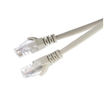 Патч-корд/ Патч-корд GoPower RJ-45 (m)-RJ-45 (m) 3.0м кат.5е ПВХ 26AWG CCA серый в пакете (1/100)