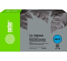 -/ Картридж струйный Cactus CS-T0B30A 982X черный (423мл) для HP PageWide 765dn/780 Enterprise Color