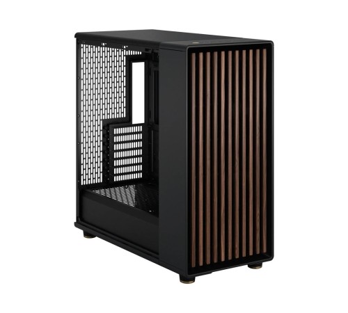 Корпус без блока питания/ Case Fractal Design North XL, Full-Tower, 3x140mm, 2xUSB-A 3.0 + 1xUSB 3.2 Type-C E-ATX, ATX, mATX, mITX Wood panel Charcoal Black