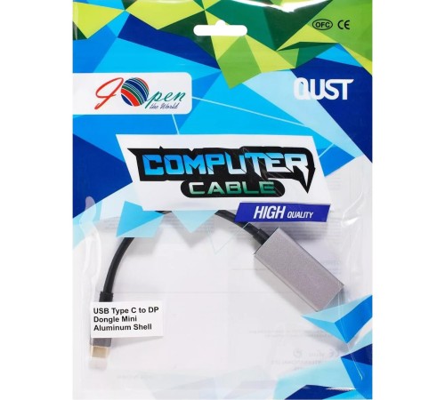 Адаптер/ Aдаптер USB 3.1 Type-Cm --> DP(f) 4K@60Hz, Alum Shell, iOpen (Aopen/Qust) <ACU422MB> Адаптер/ Aдаптер USB 3.1 Type-Cm --> DP(f) 4K@60Hz, Alum Shell, iOpen (Aopen/Qust) <ACU422MB>