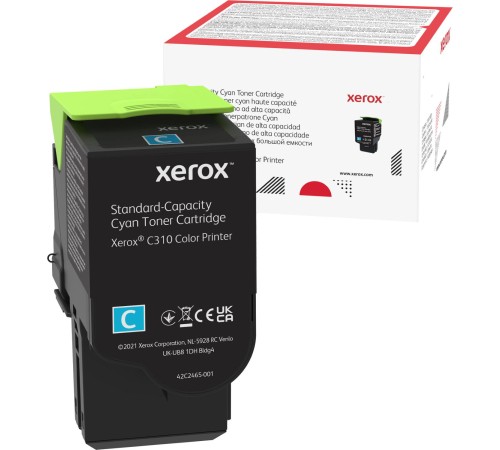 Тонер-картридж голубой стандартный Xerox C310/C315/ Standard Toner C Xerox C310/C315