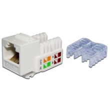  Модуль RJ45, кат.5е, белый