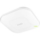 Точка доступа/ ZYXEL Hybrid access point ZYXEL NebulaFlex NWA110AX, WiFi 6, 802.11a / b / g / n / ac / ax (2.4 and 5 GHz), MU-MIMO, internal antennas 2x2, up to 575 + 1200 Mbps, 1xLAN GE, PoE, 4G / 5G protection