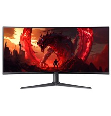 Монитор 34'' ACER Nitro XZ342CUV3bmiiphx,ZeroFrame,Curved 1500R Black,21:9,VA,3440x1440,1ms,400cd,180Hz,2xHDMI(2.0)+1xDP(1.4)+SPK+Audio out,Speakers 2Wx2,sync: FreeSync Premium,hdr: HDR 400,H.Adj.100