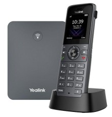 Телефон YEALINK DECT-трубка Yealink W73P DECT (база W70B+трубка W73H) до 10 SIP-аккаунтов, до 10 трубок на базу, до 20 одноврем. Вызовов