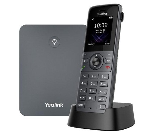 Телефон YEALINK DECT-трубка Yealink W73P DECT (база W70B+трубка W73H) до 10 SIP-аккаунтов, до 10 трубок на базу, до 20 одноврем. Вызовов Телефон YEALINK DECT-трубка Yealink W73P DECT (база W70B+трубка W73H) до 10 SIP-аккаунтов, до 10 трубок на базу, до 20 одноврем. Вызовов