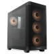 Корпус без блока питания/ Case HSPD M740, Mesh Mid Tower, Black, TG, 0.6 SPCC, 4x120mm ARGB (M1) E-ATX, ATX, mATX, mITX 170/400/200mm 4x2.5", 2x3.5", 7xPCI 1xUSB-A 3.0, 1xUSB-C 3.0 460x218x450mm