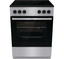 Плита GORENJE/ Тип плиты: электрическая, Тип варочной поверхности: стеклокерамическая, Цвет: серый, Ширина, см: 60