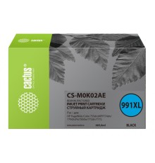 -/ Картридж струйный Cactus CS-M0K02AE 991XL черный (465мл) для HP PageWide755dn;MFP774dn/779dn;Pro750d