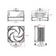 Кулер для процессора ID-COOLING FROZN A410 SE ARGB LGA1700/1200/115X/AM5/AM4 (10шт/кор, TDP 180W, PWM, 4 тепл.трубки прямого контакта, ARGB FAN 120mm, черный) RET