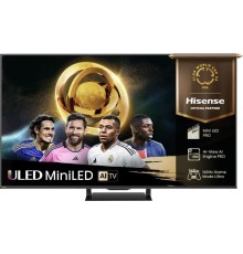 Телевизор ЖК 75'' Hisense/ 75", Ultra HD, Mini LED, Local Dimming Zones 640, 165 Hz(VRR), Smart TV (ОС VIDAA U9), Wi-Fi, DVB-T2/T/C/S2/S, HDR 10+, Dolby Vision, Dolby Atmos, Bluetooth, 2.1.2ch 2*10W(Main)+20W(Subwoofer)+2*5W(Side), CI+(1.4), 4хHDMI, 