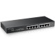 Коммутатор/ Zyxel NebulaFlex GS1915-8 Hybrid Smart L2 Switch, 8xGE, Silent (No Fan), Standalone/Cloud Management