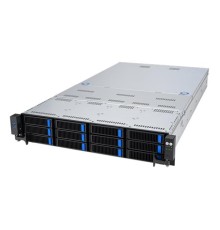 Сервер ASUS RS720A-E12-RS12 2U, 2x SP5 (LGA 6096), 24 DIMM DDR5, 12x 3.5”/2.5" (4NVMe/SAS* + 4NVMe/SATA/SAS* + 4SATA/SAS* hs), 2x M.2 slot 2280, 2x10Gbe RJ45, 8 slots PCIe 5.0, 1x OCP 3.0, 2x2600W