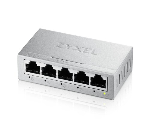 Коммутатор/ Коммутатор Zyxel GS-105B v5, 5 портов 1000 Мбит/с, настольный, металлический корпус