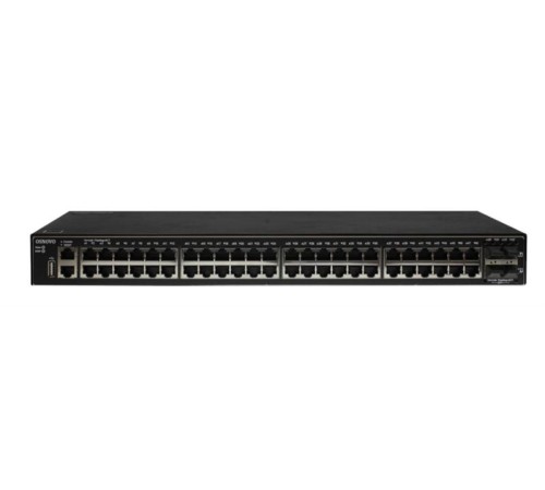 Коммутатор/ SW-48G4X-L3ST Управляемый стекируемый L3 коммутатор Gigabit Ethernet на 48xRJ45 + 4x10G SFP+ Uplink. Порты: 48 x GE (10/100/1000Base-T) + 4 x 1G/10G SFP+ Uplink, консольный порт, порт управления. Встроенная грозозащита 10kV на порт. Питание: A