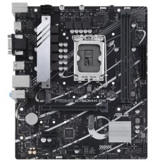 Материнская плата ASUS PRIME B760M-K D4, LGA1700, B760, 2*DDR4, 4*SATA, 2*M.2, 4*USB 3.2, 2*USB 2.0, 1*PCIx16, 2*PCIx1, VGA+HDMI, mATX; 90MB1DS0-M1EAY0
