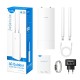 Точка доступа/ Outdoor 4G LTE N300 WiFi Router, Cat.4, 300Mbps Wi-Fi, build-in 4G LTE modem, lightning protection, IP65 Waterproof, 10/100M RJ45, 2 x Detachable 4G Antennas, 24V passive PoE adapter included, Zerotier/Wireguard/OpenVPN/IPSec/L2TP/PPTP VPN,