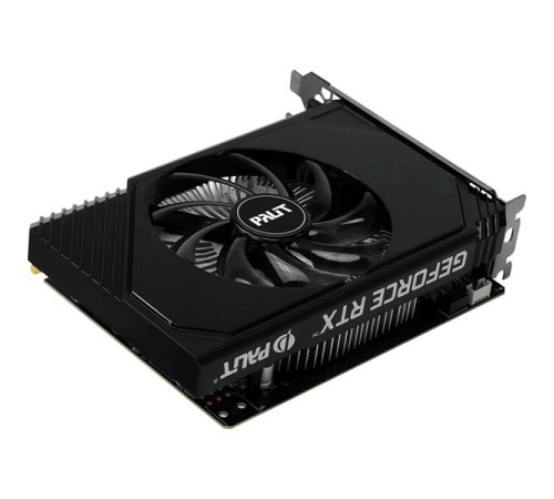 Видеокарта PALIT NE63050018JE-1072F RTX3050 STORMX 6GB GDDR6 96bit DVI HDMI DP Видеокарта PALIT NE63050018JE-1072F RTX3050 STORMX 6GB GDDR6 96bit DVI HDMI DP