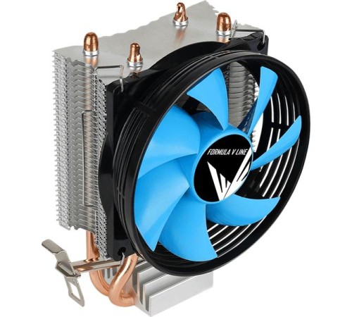 Кулер для процессора Formula V Line Verkho 2, 90mm FAN, 2 HEAT PIPES, 4-PIN PWM, 800-2000 RPM, 15-25DBA, HYDRO BEARING, LGA1700/1200/115x/775, AM5/AM4/AM3+/AM3/AM2+/AM2/FM2/FM1