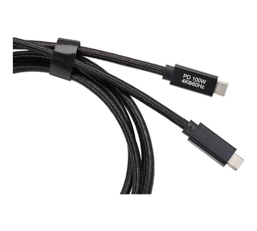 Кабель/ Кабель USB 3.1 Type Cm -- Cm  IC 5А 20Gbs длина 2M, Telecom <TC420B-2M> черный