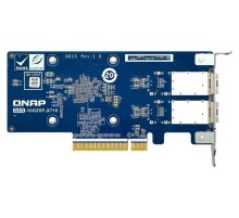 Сетевая карта/ QNAP QXG-10G2SF-X710 LAN Expansion Card, PCIe Gen3 x8, 2 x SFP+ ports (10Gbps/1Gbps)