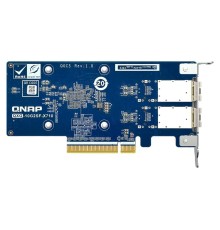 Сетевая карта/ QNAP QXG-10G2SF-X710 LAN Expansion Card, PCIe Gen3 x8, 2 x SFP+ ports (10Gbps/1Gbps)