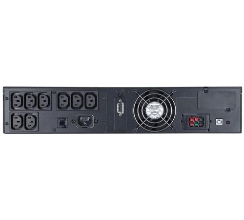 Источник бесперебойного питания Powercom MACAN SE, On-Line, 1000VA/1000W, Rack/Tower, 8*IEC320-C13, LCD, Serial+USB, SmartSlot, подкл. доп. Батарей (1076118)