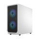 Корпус ПК без блока питания/ Case Fractal Design Focus 2 RGB, Midi-Tower, 2x140mm RGB, 2xUSB-A 3.2 ATX, mATX, mITX White