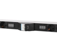 Блок розеток ЦМО Верт блок розеток Rem-32, 1х32А, авт, амп, 24S, 1820мм, колодка