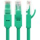 Greenconnect Патч-корд прямой 7.5m, UTP кат.5e, зеленый, позолоченные контакты, 24 AWG, литой, GCR-LNC05-7.5m, ethernet high speed 1 Гбит/с, RJ45, T568B