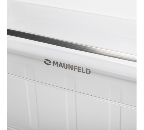 Холодильник MAUNFELD/ Холодильник MAUNFELD MFF144SFW, SmartFrost, стандартный компрессор, полезный объем 205 л, объем холодильной камеры 154 л, объем морозильной камеры 52 л, сенсорное управление, LED освещение, R600A, энергоэффективность А+, уровень шума