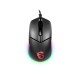 Мышь  проводная Gaming Mouse MSI Clutch GM11, Wired, DPI 5000, symmetrical design, RGB lighting, Black