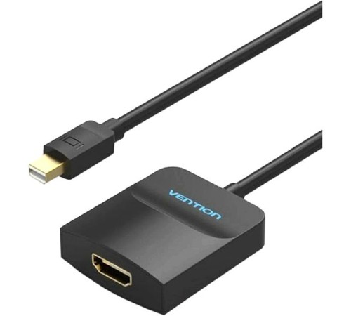 Адаптер-переходник Vention mini DisplayPort 20M > HDMI F Чёрный Адаптер-переходник Vention mini DisplayPort 20M > HDMI F Чёрный