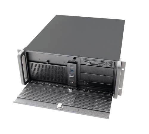 RMC-4S, 4U, up to 12"(W) x 10,5"(D) ATX, External : 3 x 5.25", 1 x 3.5" , Internal: 2 x 3.5", Front: 2xUSB 3.0, 2x 90x25mm fan, 7xFH add-on slot, no PSU, no rail, steel door, black. w/ 550watt 1+1 power (Вскрытая упаковка) RMC-4S, 4U, up to 12"(W) x 10,5"(D) ATX, External : 3 x 5.25", 1 x 3.5" , Internal: 2 x 3.5", Front: 2xUSB 3.0, 2x 90x25mm fan, 7xFH add-on slot, no PSU, no rail, steel door, black. w/ 550watt 1+1 power (Вскрытая упаковка)