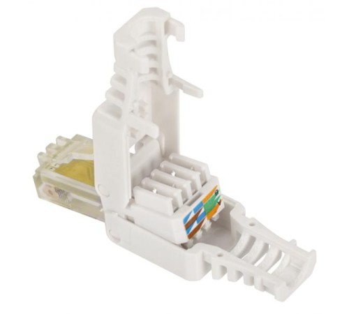 Полевой коннектор RJ-45 8P8C, неэкранированный, категории 5E Полевой коннектор RJ-45 8P8C, неэкранированный, категории 5E