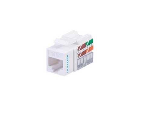 Модуль Vention Keystone Jack Cat.6 UTP белый