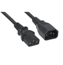  Cabeus PC-189-VDE-1.0-3M Кабель питания монитор-компьютер IEC 320 C13 - IEC 320 C14 (3x1.0), 3 м