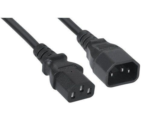 Cabeus PC-189-VDE-1.0-3M Кабель питания монитор-компьютер IEC 320 C13 - IEC 320 C14 (3x1.0), 3 м Cabeus PC-189-VDE-1.0-3M Кабель питания монитор-компьютер IEC 320 C13 - IEC 320 C14 (3x1.0), 3 м