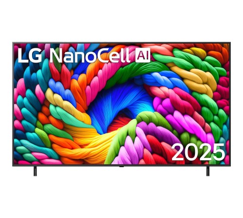 Телевизор ЖК 75'' LG/ 75", Ultra HD, Nano Color, Local Dimming, Smart TV, WebOS, Wi-Fi, DVB-T2/C/S2, MR, 60Hz Native, 2.0ch (20W), 2 HDMI, 2 USB, 2 Pole, Ashed Blue, 2025