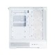 корпус ZALMAN P40 Prism Plus, ATX, WHITE, WINDOW, 3xCombo (3.5'' or 2.5"), 1xUSB TYPE-C, 2xUSB3.0, SIDE 3x120mm ARGB, REAR 1x120mm ARGB