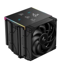 Кулер для процессора DEEPCOOL AK620 DIGITAL PRO LGA20XX/1700/1200/115X/AM5/AM4 (8шт/кор, TDP 260W, PWM, DUAL Fan 120mm, 6 тепл. трубок, ARGB, черный) RET (R-AK620-BKAPMN-G)
