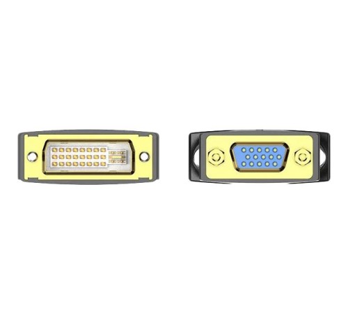 Адаптер-переходник Vention DVI-I 24+5M/ VGA 15F Адаптер-переходник Vention DVI-I 24+5M/ VGA 15F