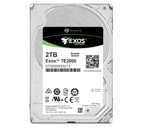 Жесткий диск/ HDD Seagate SAS 2Tb 2.5"" 7200 rpm 128Mb (clean pulled) 1 year warranty