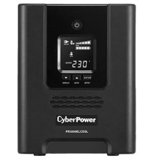 Источник бесперебойного питания CyberPower PR3000ELCDSL Line-Interactive 3000VA/2700W USB/RS-232/EPO/SNMPslot (8 IEC С13, 1 IEC C19)