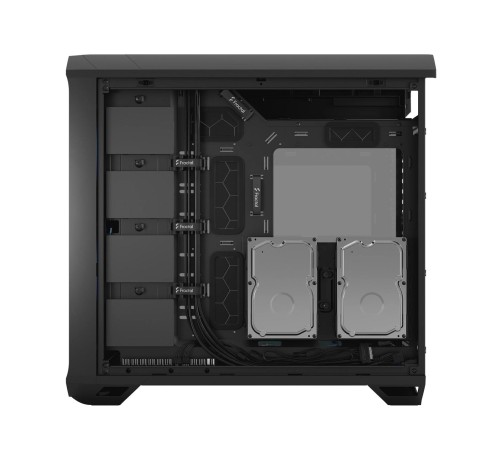 Корпус ПК без блока питания/ Case Fractal Design Torrent RGB, Full-Tower, 2x180mm + 3x140mm RGB, 2xUSB-A 3.2 + 1xUSB 3.2 Type-C E-ATX, SSI-CEB, SSI-EEB, ATX, mATX, mITX Black