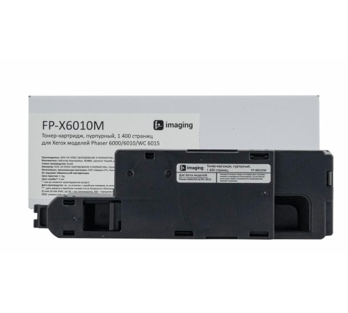 Тонер-картридж F+ imaging, пурпурный, 1 400 страниц, для Xerox моделей Phaser 6000/6010/WC 6015 (аналог 106R01632), FP-X6010M