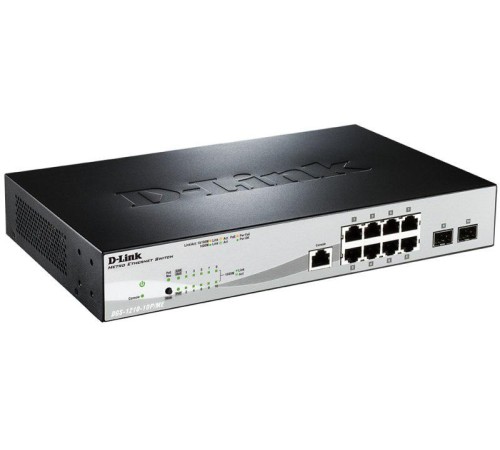 Сетевой коммутатор/ Managed Gigabit Switch with 8 10/100/1000Base-T PoE + 2 SFP Ports Сетевой коммутатор/ Managed Gigabit Switch with 8 10/100/1000Base-T PoE + 2 SFP Ports