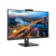 Монитор LCD 27'' 16:9 2560х1440(WQHD) IPS, 75 Hz, 350 cd/m2, 1000:1, 50М:1, 4ms, HDMI, DP, 2xUSB-C, USB-Hub, Height adj, Pivot, Tilt, Swivel, Speakers, Camera, Black (Из ремонта)