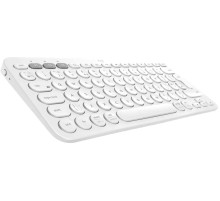 Клавиатура/ Logitech Keyboard K380 OFF-WHITE Wireless Bluetooth RTL, Multi-Device